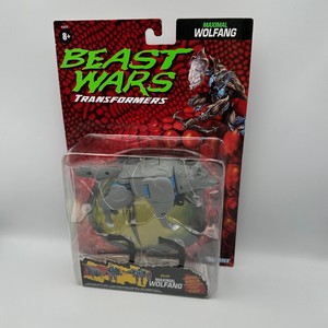 Transformers Beast Wars Maximal Wolfang Figure Reissue Hasbro wolfgang Card Lot