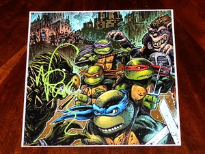 ¡¡FOTO ÁLBUM VAINILLA ICE FIRMADO TORTUGAS NINJA 2 EL SECRETO DEL LODO 12X12!!! - Imagen 1 de 1