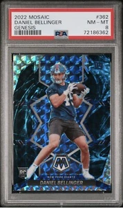 2022 Mosaic Daniel Bellinger Rookie Genesis Prizm Card Psa 8!!! - Picture 1 of 2