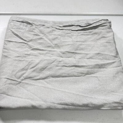 Calvin Klein Queen Sábana Plana Gris Floral 100% Algodón Peinado Moderno Foto 1 de 4