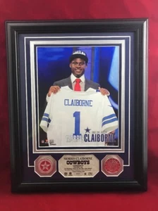 Dallas Cowboys Morris Claiborne Draft Photo Silver Coin Highland Mint NFL WS24 - Picture 1 of 1