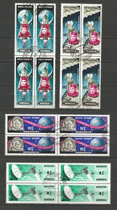 Mongolei 1961 1. Kosmonaut Y. Gagarin Y&TN°193/196 16 Marken gestempelt/T5187 - Bild 1 von 1