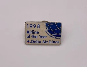 Delta Air Line 1998 Airline Of The Year Pin - Picture 1 of 2