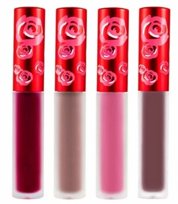 4 LIME CRIME VELVETINE BESTSELLER LIPSTICK LOT JINX+RAVE+SHROOM+FETISH BUNDLE $$ - Image 1 of 4