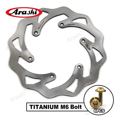 For Husaberg FE501S FE501E 1999-2004 Rear Brake Disc Rotor + M6 Mounting Bolts - Image 1 of 4