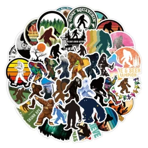 50 PCS Bigfoot Sasquatch Stickers Waterproof Decals Laptop Luggage Lockers - Picture 1 of 7