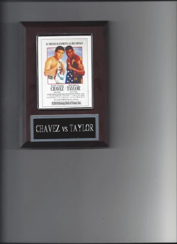 JULIO CESAR CHAVEZ vs MELDRICK TAYLOR POSTER PLAQUE BOXING CHAMPION PHOTO PLAQUE Cover