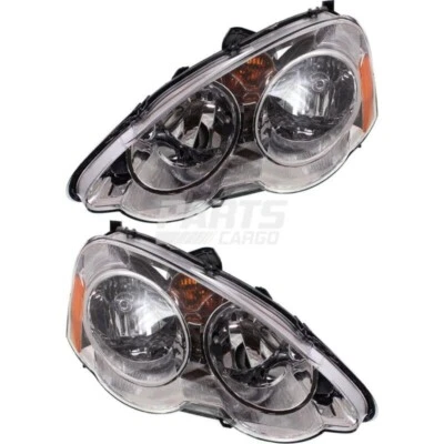 Nuevo juego de 2 lentes de lámpara principal y carcasa lado izquierdo y derecho para Acura RSX 2002-2004 Foto 1 de 4