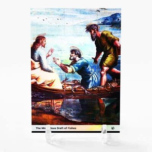 THE MIRACULOUS DRAFT OF FISHES (Raphael) Card 2023 GleeBeeCo Holo Paint #T494 - Picture 1 of 2
