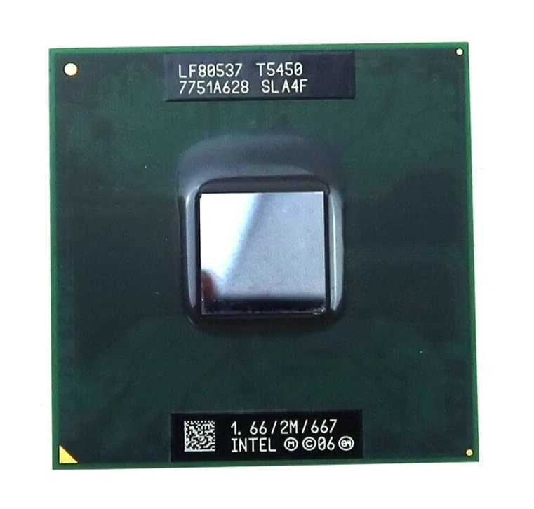 Intel Core 2 Duo Mobile T5450 1.6GHz/2M/667 SLA4F Laptop CPU Processor - Image 1 of 1