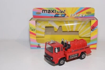 A55 1:43 NOREV 525 TRUCK DAF CAMION DEI POMPIERI VIGILI DEL FUOCO MIB - Immagine 1 di 4