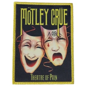MOTLEY CRUE Theatre Of Pain SMALL PATCH Printed Band Logo - Picture 1 of 6