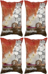200x Bolsius Scent Free Tealight Candles - Up to 8 Hours Burn Time - White - Picture 1 of 1