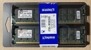 *NEW* KINGSTON KTM-M15K2/8G DDR2-667 PC2-5300 8GB ECC REG KIT (4G x2) FOR SERVER - Picture 1 of 1