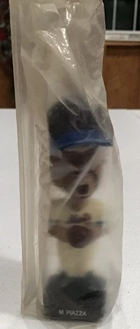 2002 Fotoball Mini Post Cereal Bobblehead - Mike Piazza - New York Mets - HOF Cover