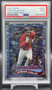 Jordan Lawler 2024 Topps 1989 Silver Foil PSA 9 Diamondbacks Rookie Card #89B1 - Bild 1 von 2