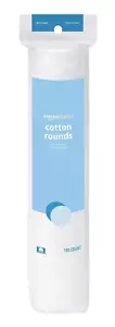 Amazon Basics Hypoallergenic 100% Cotton Rounds, 100 Count - Picture 1 of 12