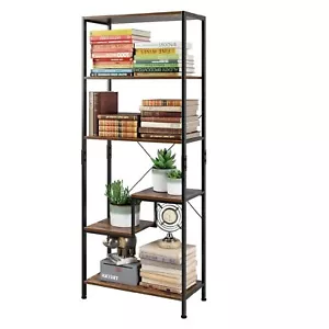 AOOU Ladder Shelves Display Cabinet Bookshelf Unit Home Living Room Furniture - Picture 1 of 7