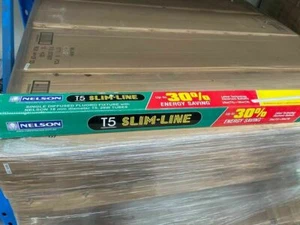8 X Nelson T5 120cm Slimline Light Fitting Diffused Batten Fixture 4000K M5FD128 - Picture 1 of 2