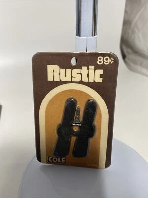 Vintage Cole Rustic Aluminum Cast Metal Mailbox Letters NOS Letter H - Image 1 of 4