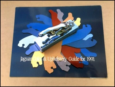 1991 Jaguar Factory Original Color Paint and Trim Brochure Guide - XJ6 XJS Foto 1 de 3