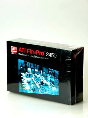 New, AMD, FirePro 2450 x1 512MB PCI Express x1 Multi-View Workstation Graphics - Image 1 of 4
