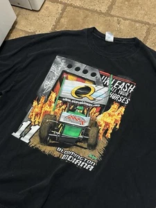 Unleash Your Horses MVT Steve Kinser Motorsport Racing Graphic Shirt Big Print - Picture 1 of 12
