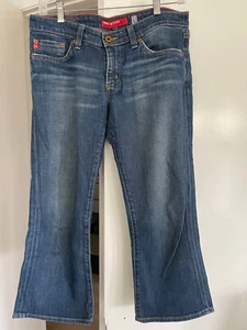Big Star Capri Jeans Size 28R Capris Denim 22" Inseam Made in USA Medium Blue - Picture 1 of 4