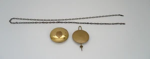 Vintage Cuckoo Clock Pendulums & Chain FOR PARTS ONLY - Picture 1 of 5