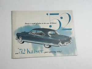 Folleto de coche vintage Kaiser 1952 - Imagen 1 de 3