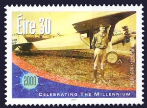 Irlanda 2001 MNH, Millennium, Charles Lindbergh, aviador estadounidense, inventor - Imagen 1 de 1