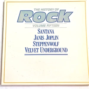 History of Rock 15 Vinyl Comp LP - Janis Joplin, Velvet Underground, Santana - Picture 1 of 10