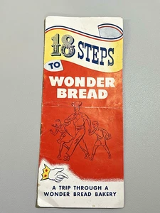 Vintage 1948 Wunderbrot Bäckerei 18 Stufen Prospekt Broschüre 10 Seiten - Bild 1 von 6