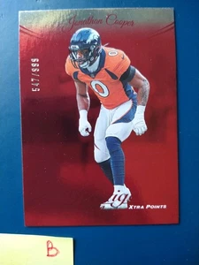 2024 Panini Prestige Xtra Points Red Jonathon Cooper #92 Broncos /999 - Picture 1 of 2