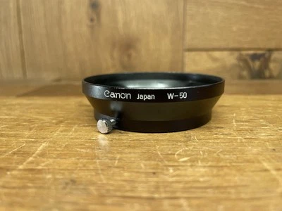 *Near Mint ++* Canon W-50 Genuine Metal Hood for 35mm F/1.5 LTM Lens From Japan - Image 1 of 4