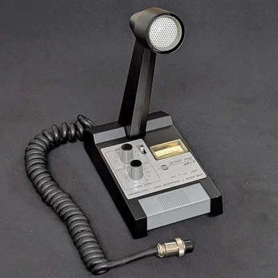 Zetagi MB+9 Verstärker Standmikrofon mit Echo, Roger Beep & VU-Meter - Bild 1 von 4