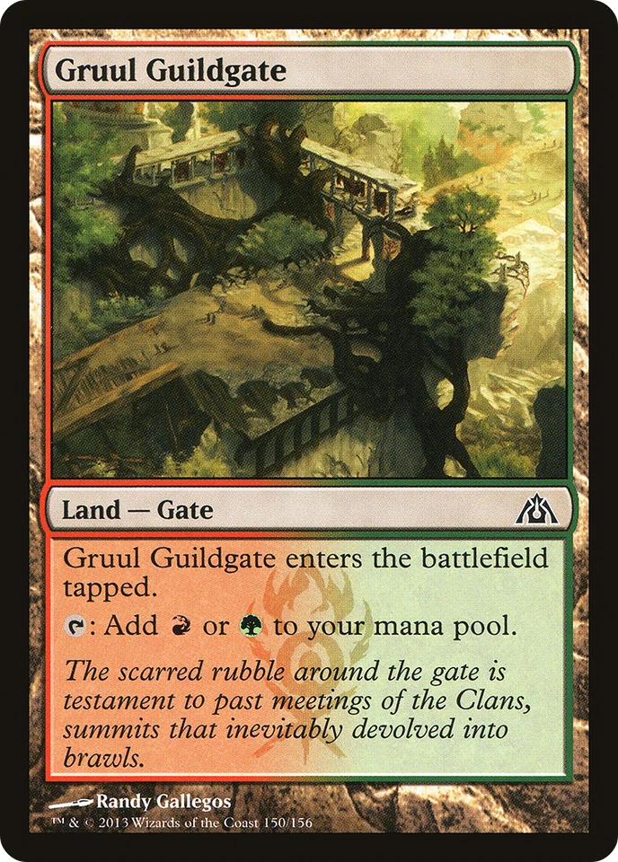Gruul Guildgate #150 (Foil) (MP) Dragon's Maze DGM Magic MTG - Image 1 of 1