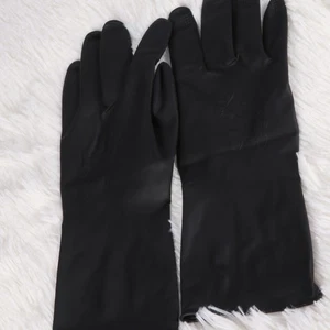 2 Pairs Reusable Anti-skid Hair Color Gloves Rubber Hair Dye Gloves - Picture 1 of 9
