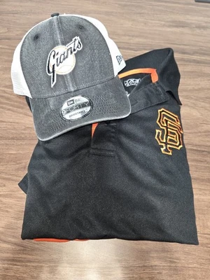 MLB San Francisco Giants 4XL TX3 Cool Shirt & New Era Cooperstown Snapback - Image 1 of 4