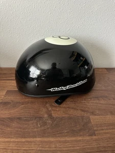 Genuine Harley Davidson 8 BALL DOT Motorcycle Black Glossy Half Helmet, Size XL - Bild 1 von 13