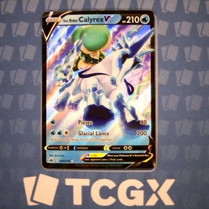 Pokemon - Ice Rider Calyrex V - 045/198 - SWSH06: Chilling Reign - Holo NM - Picture 1 of 1