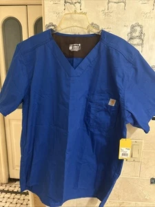 Carhartt Herren Ripstop Utility Scrub Top in Royalblau Größe Large - Bild 1 von 7
