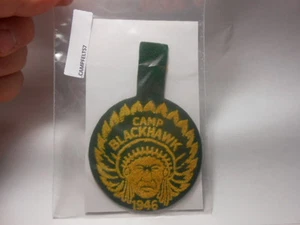 PFADFINDER FILZLAGER PATCH CAMP BLACKHAWK 1946 CAFT7 - Bild 1 von 1