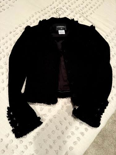 Giacca Chanel Vintage 2006 RARA Boucle Nera 38