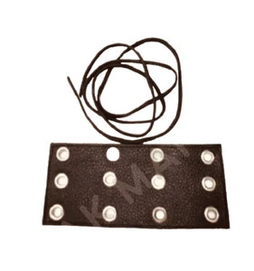 Extensor de tapas de cuero genuino para motocicleta con cordones nuevo color marrón - Imagen 1 de 1