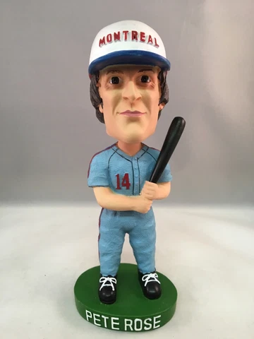 PETE ROSE MONTREAL EXPOS 2002 BOBBLE DREAMS BOBBLEHEAD 4,000 HIT LIMITED Cover