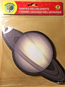 ¡Nuevo! Saturno / Astronomía Troquelado Hojas de decoración / Acentos en el aula -36 paquete - Imagen 1 de 1