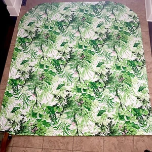 Vtg Bed Spread “Rainforest” by Springmaid Tropical Golden Girls Grannycore King - Picture 1 of 5