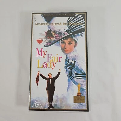 1964 My Fair Lady Fully Restored PAL VHS Video Audrey Hepburn Rex Harrison - Image 1 of 3