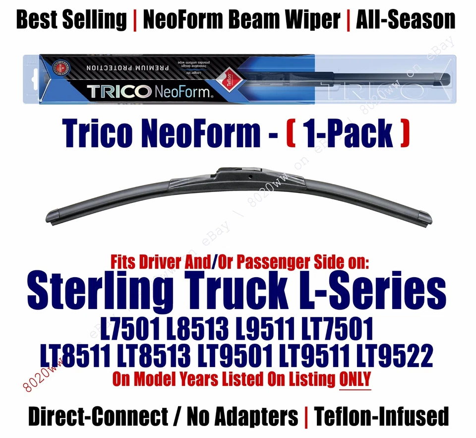 Qtd. 1 limpador NeoForm premium ajuste 1999-2001 caminhão esterlina L7501 L8513 L9511 16200 - Imagem 1 de 1
